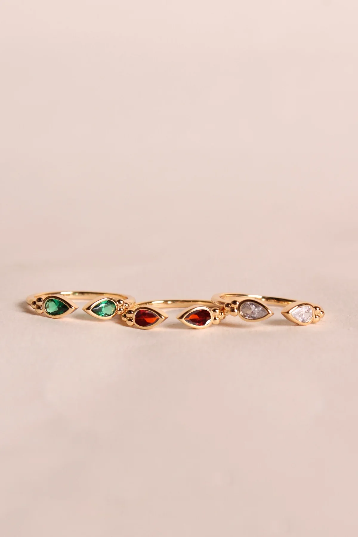 Ring - Alma - Dark Red - Image 3